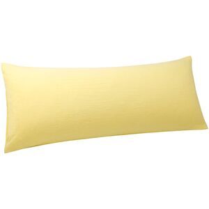 Microfiber Body Pillow Cover with Envelope Closure 20"x60" Yellow